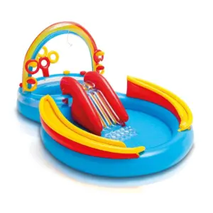 Intex Rainbow Ring Inflatable Play Center | 117 X 76 X 53 | for Ages 2+