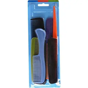 Goody Hair Products Family Set of 6 Combs | Assorted Colors | 1 Pack