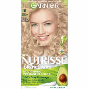 Garnier Nutrisse Nourishing Hair Color Creme | 111 Extra Light Ash Blonde | 1
