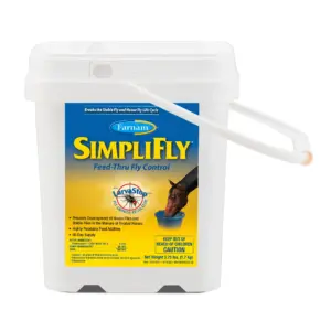 Farnam SimpliFly Feed-Thru Fly Control for Horses | Pellets | 60 Day Supply