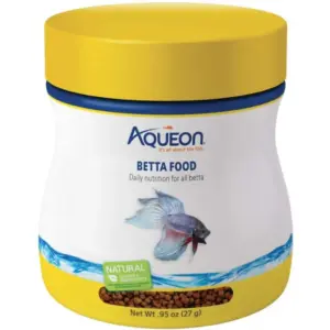 Aqueon Betta Fish Food Daily Nutrition for All Bettas [Aquarium Betta Food | Aquarium Supplies] 5.7 Ounce (6 x 0.95 Ounce)