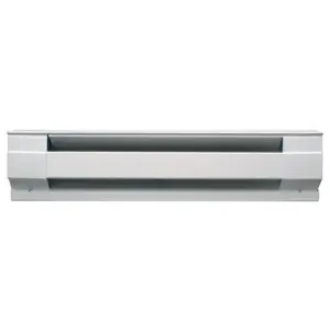 Cadet 05534 125 Sq. Ft. 3415 BTU White Convection Baseboard Heater (Premium Edition)