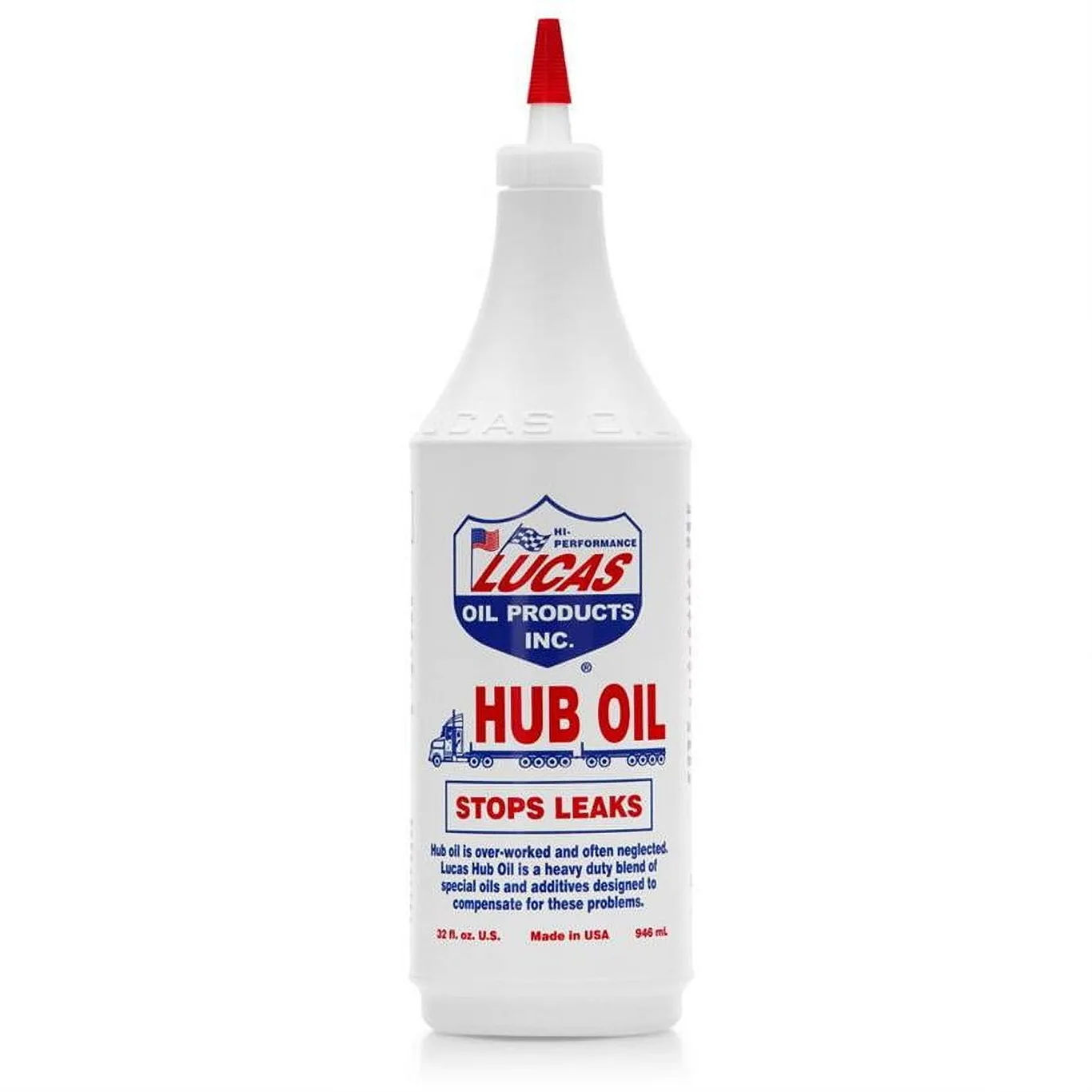 Lucas Oil Products LUC10088 32 Ounce Heavy Duty Trucking Hub Oil | Case of 12