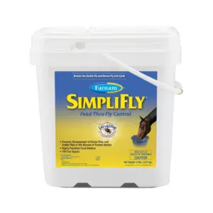 Farnam SimpliFly Feed-Thru Fly Control for Horses | Pellets | 160 Day Supply | Single | 10 lbs