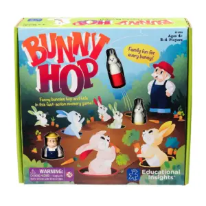 Educational Insights Bunny Hop Preschool Board Game | Matching Memory Game | 2-4 Players | Ages 4+