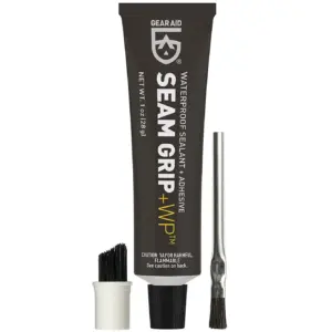 GEAR AID Seam Grip WP Waterproof Sealant & Adhesive for Tents & Outdoor Fabric | Clear | 1 Ounce | 1oz Tube