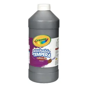 Crayola Washable Tempera Paint | 1 Each | Black | Single