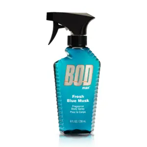 BOD Man Blue Musk Fragrance Body Spray | 8 fl Ounce | 1