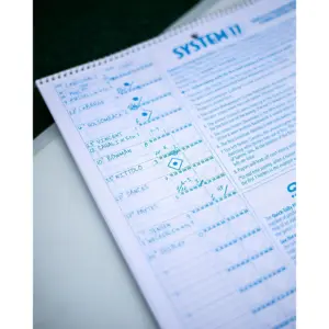 Rawlings Official System-17 Baseball and Softball Scorebook (9 Innings | 17 Players) | One Size | Single | Blk