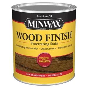 Minwax 70014444 Wood Finish Stain | Jacobean | 1 Quart | (1 Piece | 1 Pack)