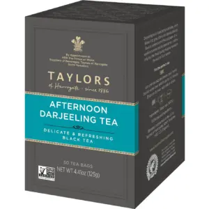 Taylors of Harrogate Afternoon Darjeeling | 50 Teabags | Afternoon Darjeeling