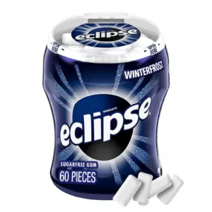 Eclipse Winterfrost Sugar Free Chewing Gum | 60 Ct Bottle