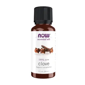 NOW Essential Oils | Clove Oil | Balancing Aromatherapy Scent | Steam Distilled | 100% Pure | Vegan | Child Resistant Cap | 1-Ounce