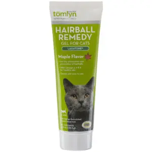 Tomlyn Laxatone Maple Flavored Hairball Remedy Gel for Cats & Kittens | Hairball Gel for Cats to Help Prevent Hairballs & Promote Healthy Digestion | 4.25oz. | 4.25 Ounce