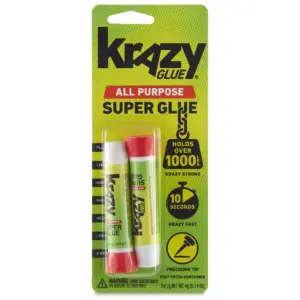 Krazy Glue | All Purpose Super Glue | Precision Tip | 2 G | 2 Count | 10 Second Dry Time