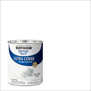 Rust-Oleum 1992502 Painters Touch Latex | 1-Quart | Gloss White