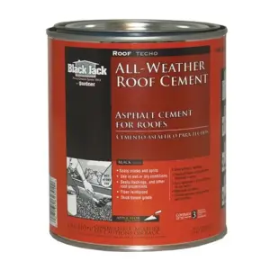 1 gal Gardner-Gibson 6230 Black Black Jack All-Weather Roof Cement (Premium Edition)