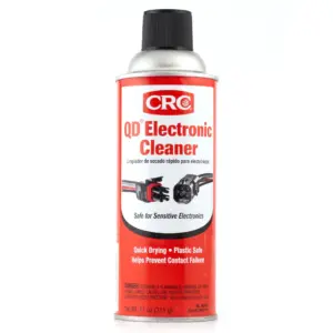 CRC Electronic Cleaner Spray – Quick Dry Aerosol for Sensitive Electronics | Universal Vehicle Use | 11 Ounce | Single