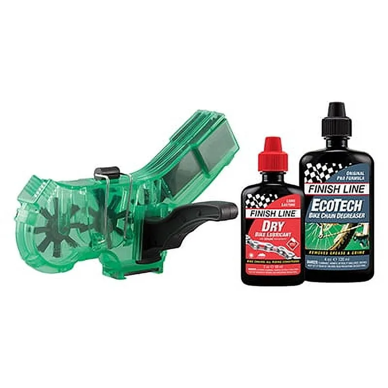 Finish Line Shop Quality Bicycle Chain Cleaner Kit with Lube & Degreaser