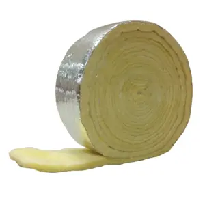 Frost King SP42XA Foil Backed Fiberglass Pipe Wrap 3 wide X 1 thick X 25' long | Single
