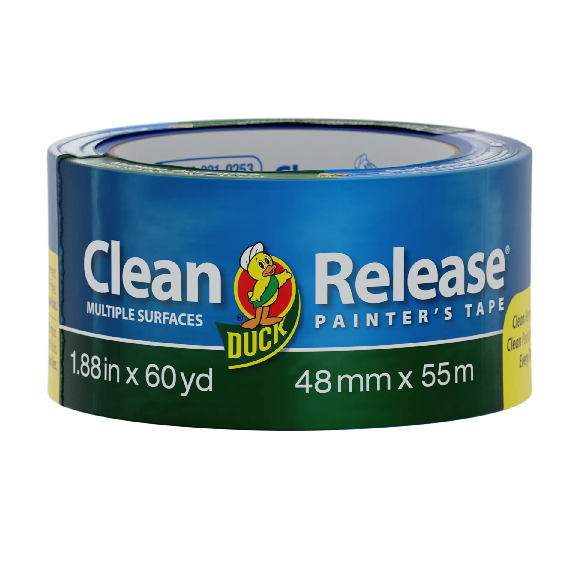 Duck Clean Release 1.88 Inch. x 60 yd. Blue Painter's Tape