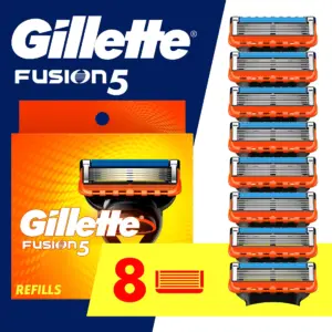 Gillette Fusion5 Razor Blade Refill ,Manual Razor Men | 8 count