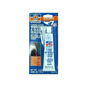 Permatex 81730 Flowable Silicone Windshield & Glass Sealer | 1.5 Ounce