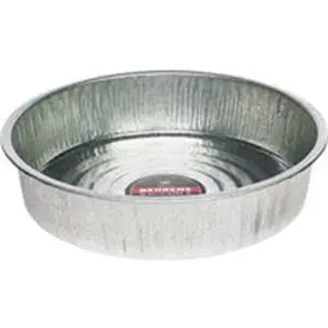 Behrens 2168 Drain & Utility Pan | 3 gal Capacity | Galvanized Steel | Silver