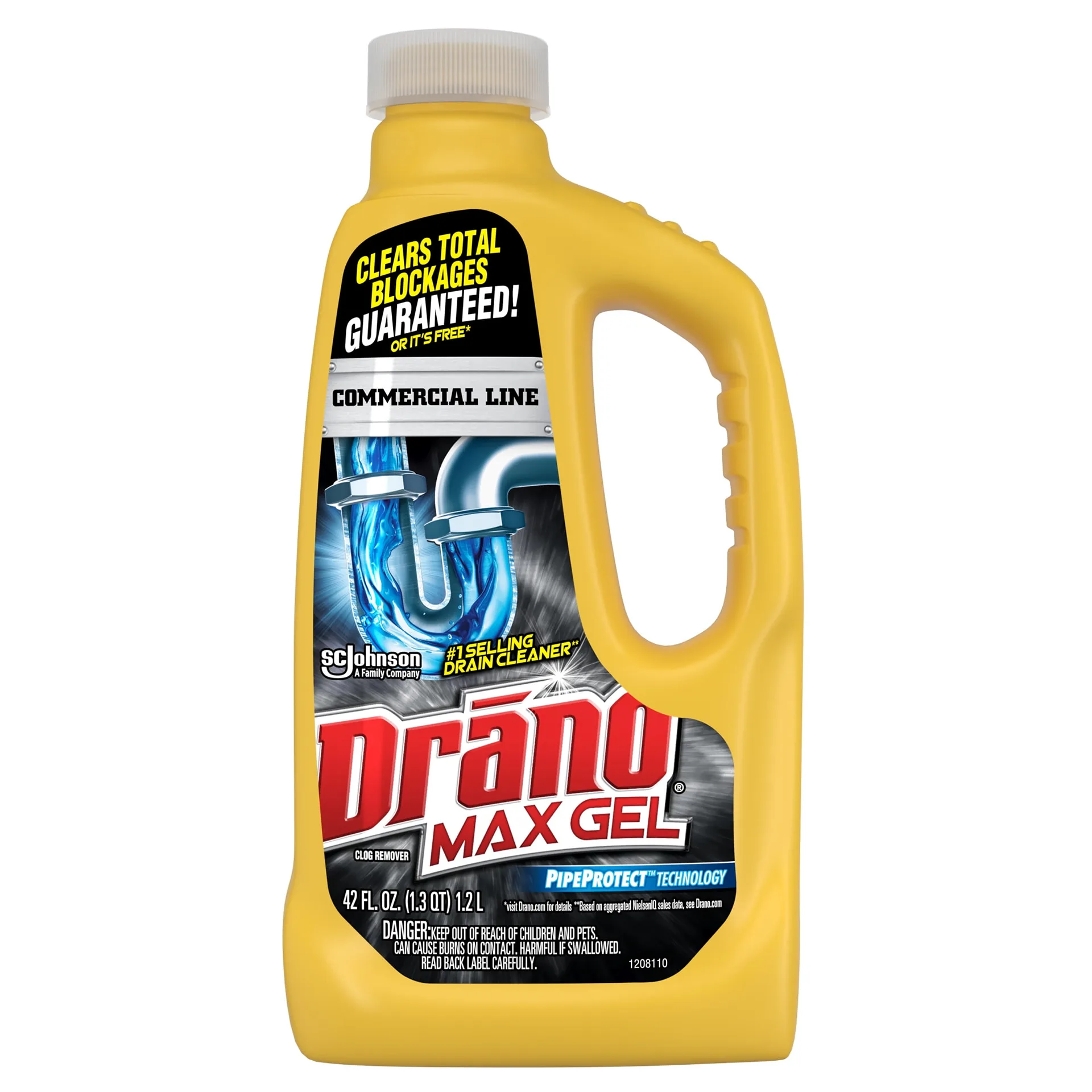 Drano Max Gel Drain Clog Remover | Commercial Line | 42 Ounce | Single