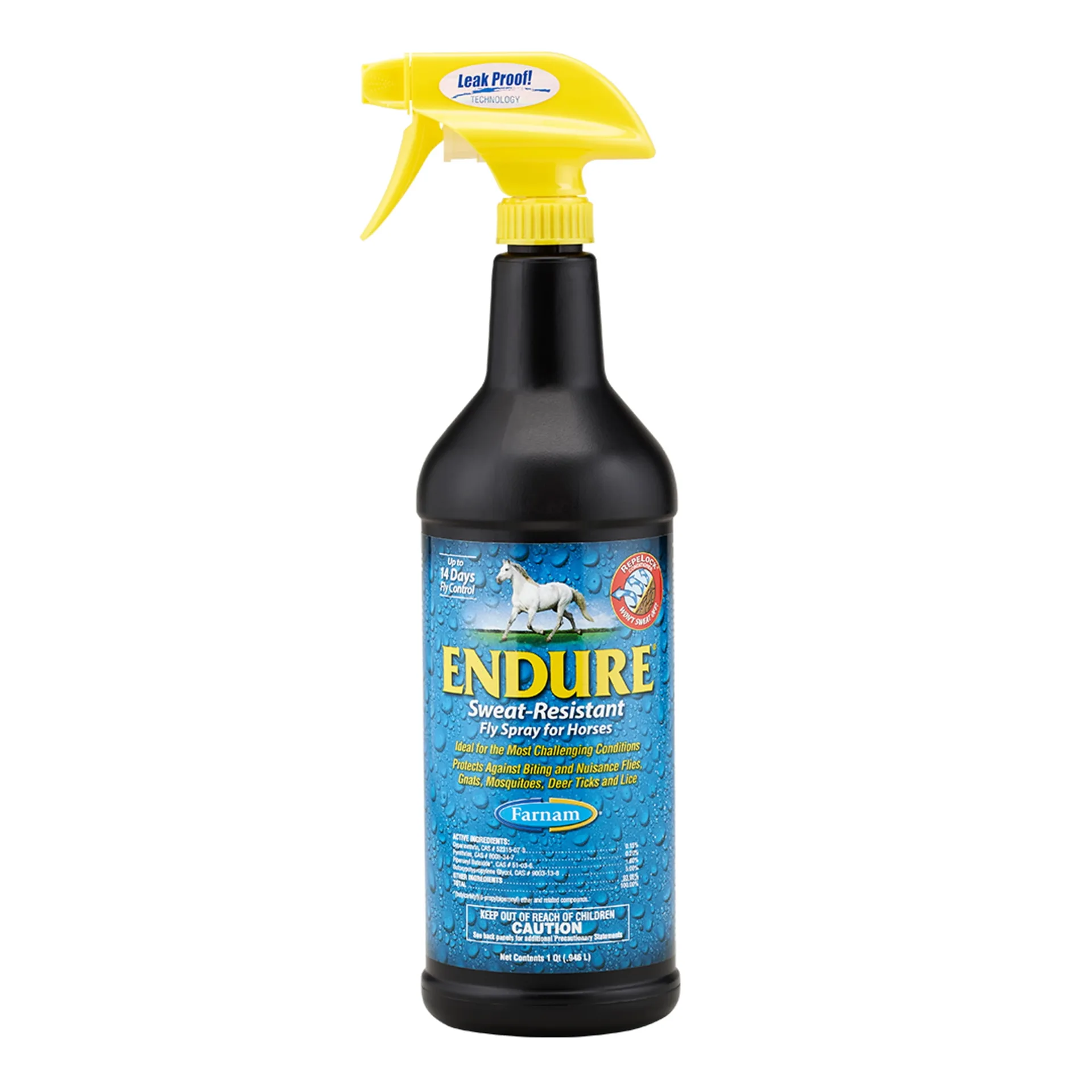 Farnam Endure Sweat-Resistant Fly Spray for Horses 32 Ounce