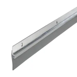 M-D Building Products 07237 36 Inch. Silver Aluminum & Vinyl Flex-O-Matic Screw-on Door Sweep