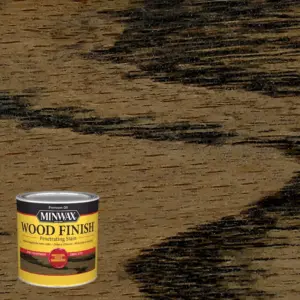 Minwax 227184444 Wood Finish Stain | Ebony | 1/2 Pint | (1 Piece | 1 Pack)