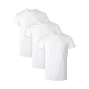 T-Shirt Undershirt Pack | Stay-Tucked Best Undershirts for Men | Cotton | White/Black/Asstd