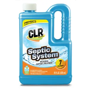 CLR Healthy Septic System Tank Treatment | Industrial Strength | EPA Safer Choice | 7 Treatments per 28 fl Ounce Jug | 1