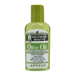 Hollywood Beauty Olive Oil for Hair | Scalp | & Skin | 2 fl Ounce | All Hair Type | Single
