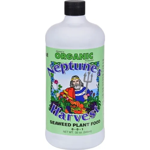 Neptune's Harvest Seaweed Fertilizer | Green Label | 32 Ounce