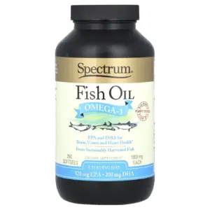 Spectrum Essentials Fish Oil Omega-3 | 1000mg | 250 Softgels