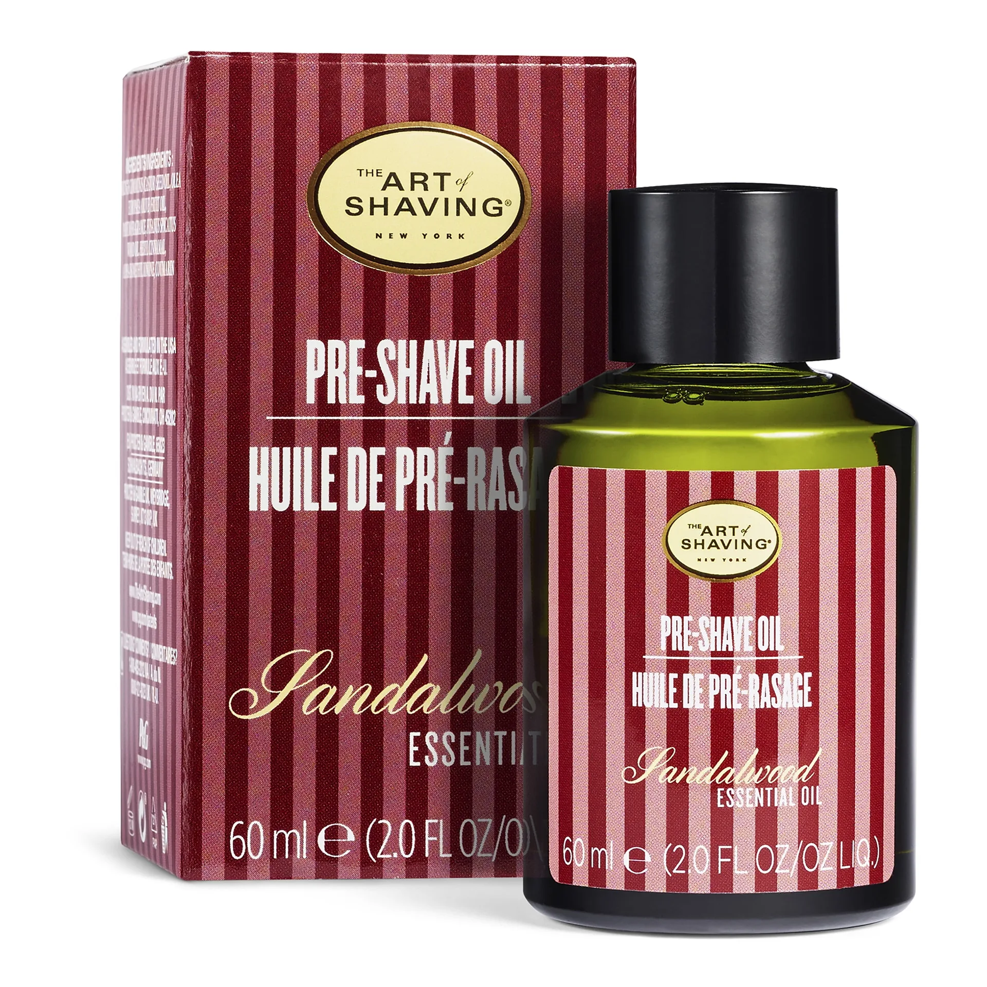 The Art of Shaving Men's Sandalwood Pre-Shave Oil | 2 fl Ounce