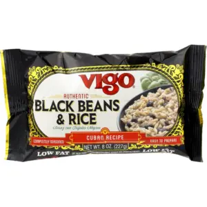 Vigo Cuban Black Bean and Rice | 8oz. Bag | Shelf-Stable