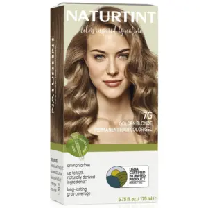 Naturtint 7G Golden Blonde Permanent Hair Color | 1 Pack (Packaging May Vary) | 7G Golden Blonde