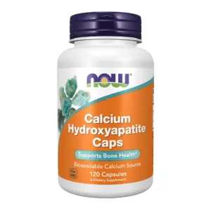 NOW Supplements | Calcium Hydroxyapatite Caps | Supports Bone Health* | 120 Capsules