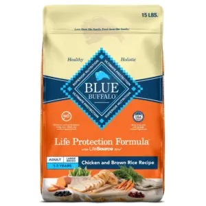 Blue Buffalo Life Protection Formula Puppy Dry Dog Food | Chicken and Brown Rice | 30 lbs