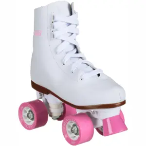 Chicago Girl's Classic Quad Roller Skates White Junior Rink Skates | Size J13