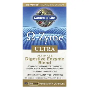 Garden of Life Omegazyme Ultra 90 Veg Caps (Premium Edition)
