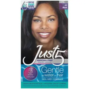 Just 5 Women's 5 Minute Permanent Hair Color | Jet Black