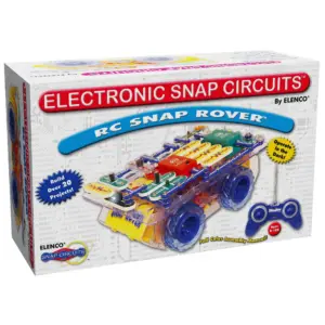 Snap Circuits R/C Snap Rover Electronics Exploration Science Kit | STEM Radio Control Vehicle for Ages 8+ | SCROV10 (Premium Edition)