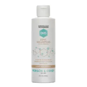 DHS Zinc Medicated Shampoo | Anti-Dandruff | itch and Oily Hair Treatment 8 Ounce