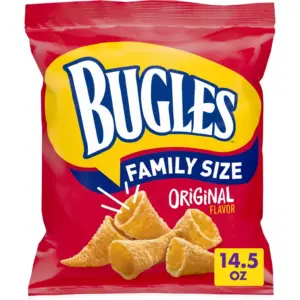 Bugles Original Crispy Corn Snacks | Family Size | 14.5 Ounce