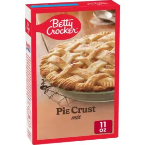 Betty Crocker Pie Crust Mix | Makes Two 9-inch Crusts | 11 Ounce. | Single