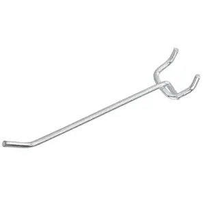Neiko 53100A 4 Inch Heavy Duty Pegboard Hooks Kit | 50 Pack | 1/8 Peg Hooks for 1” Spaced Pegboards | Utility Hooks for Wall Organizing Inch Home or Garage | Silver
